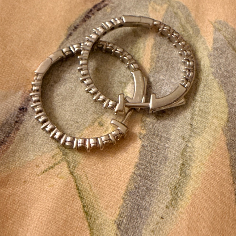 Silver Hoop Earrings